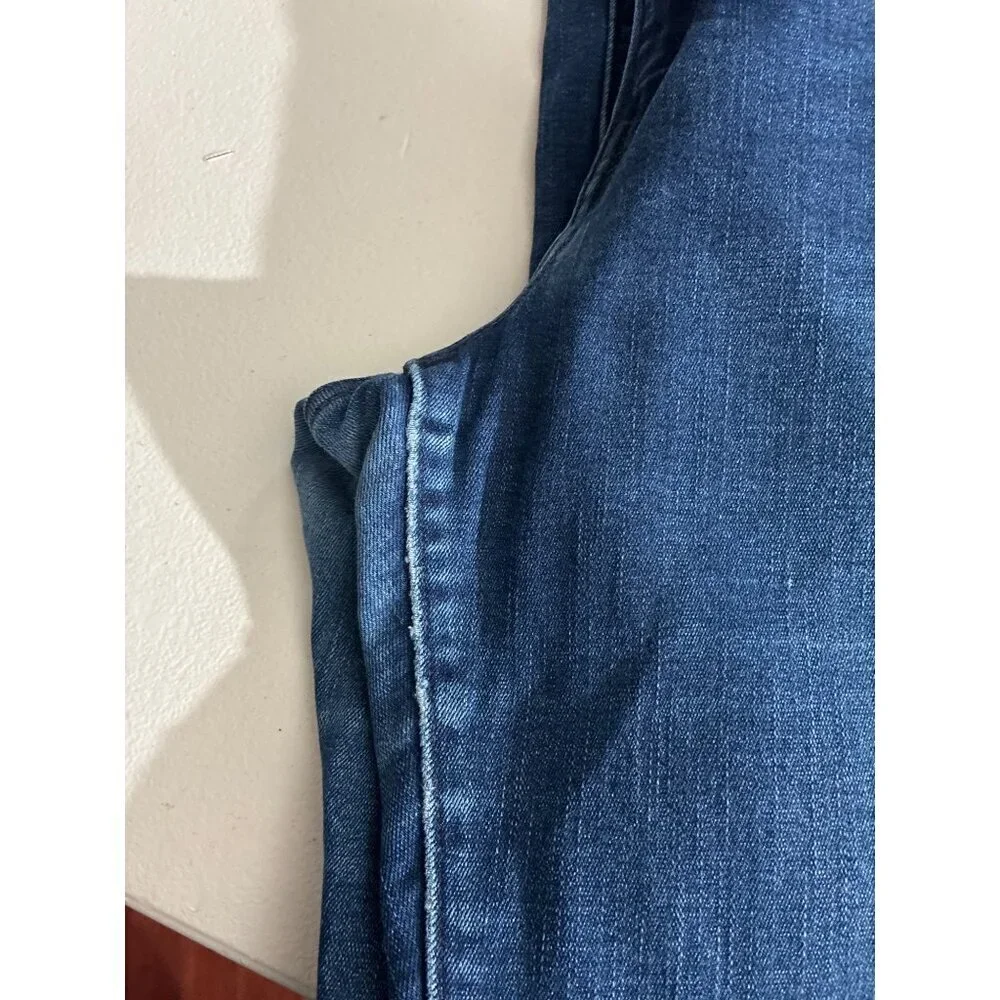 Levis 529 Jeans Womens Size 16 Curvy Bootcut Mid-Rise Stretch Dark Blue